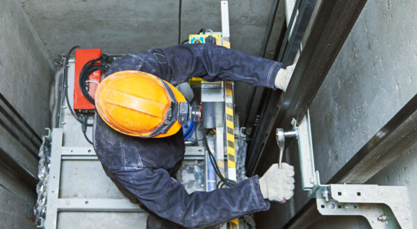 Elevator servicing technician